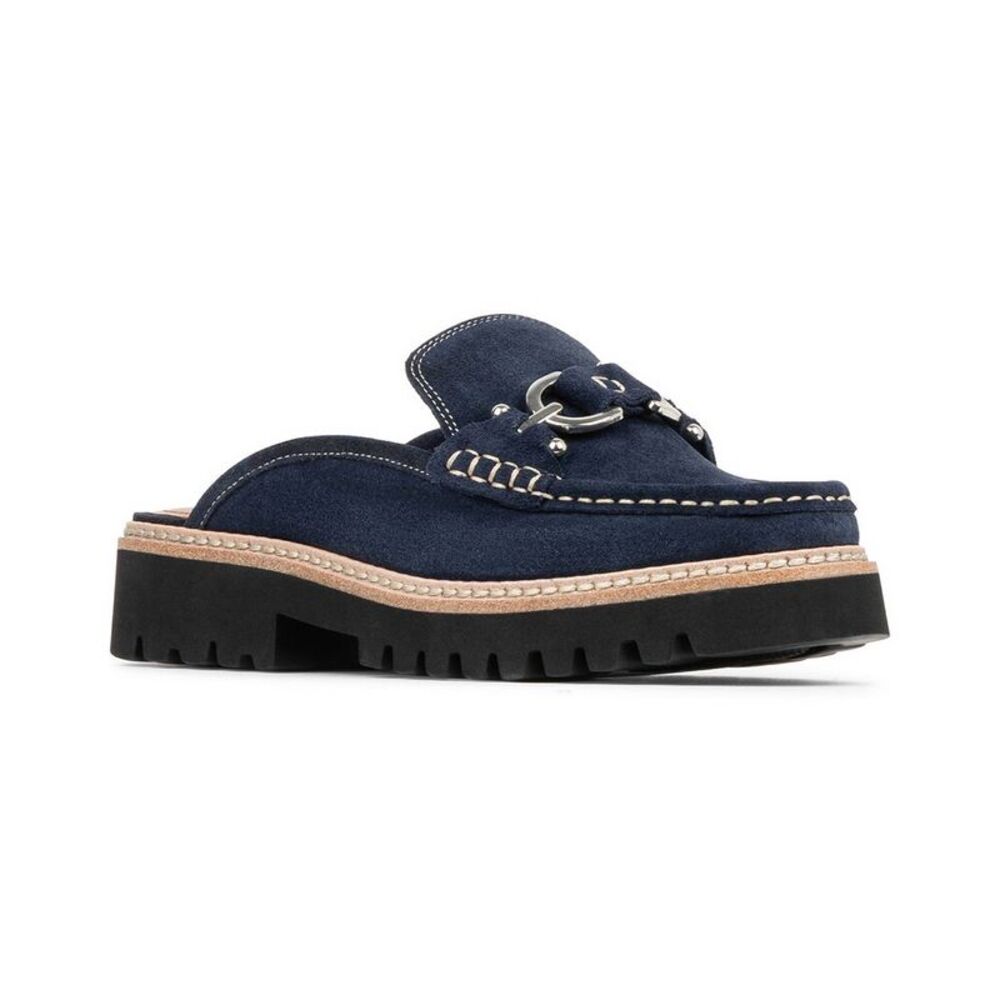Donald Pliner Hassie Suede Mule, Navy